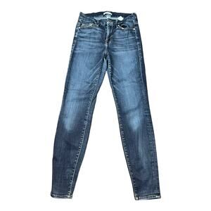 Good American Good Legs High Rise Skinny Jeans in Blue089 0/25 GAGL103